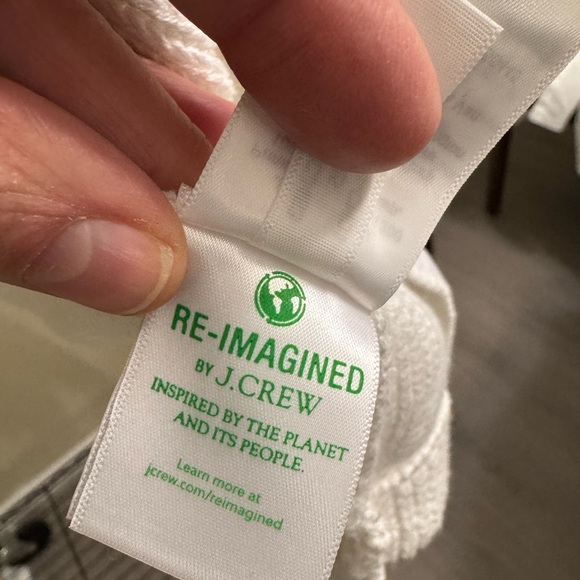 J. Crew Women's White Sweater Vest - Picture 7 of 8